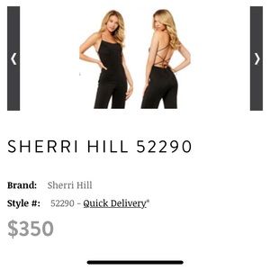 Authentic Sherri hill jumpsuit size 2.